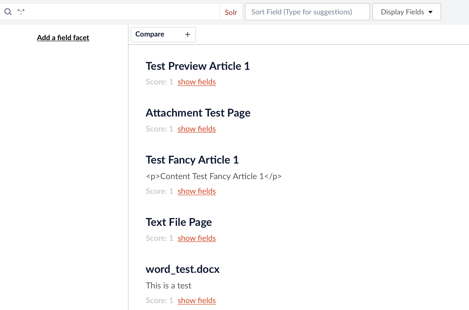 Drupal Search Result