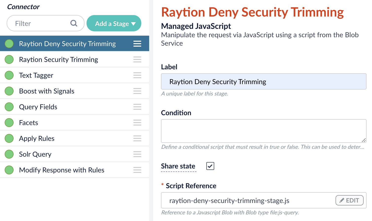 Raytion Deny Security Trimming