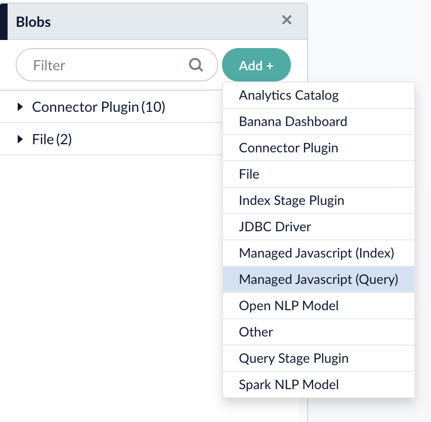 Managed Javascript Query Stage